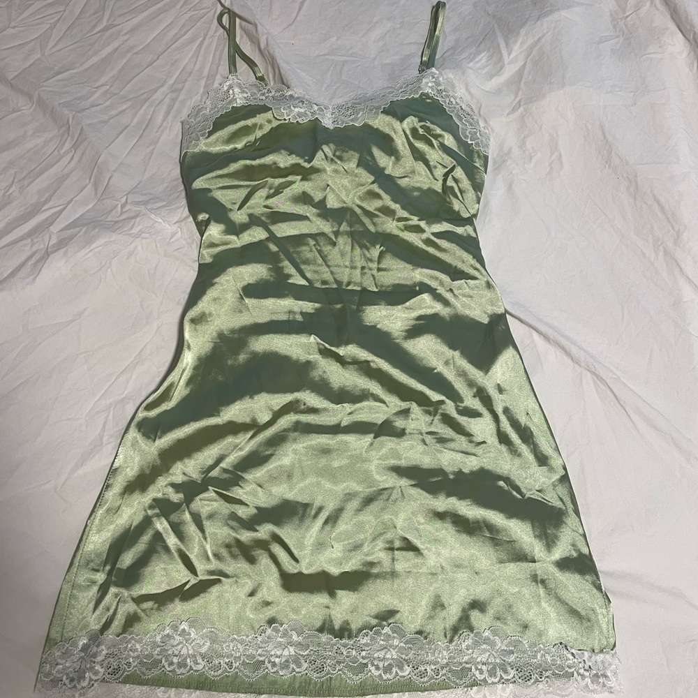 princess polly indria mini dress green